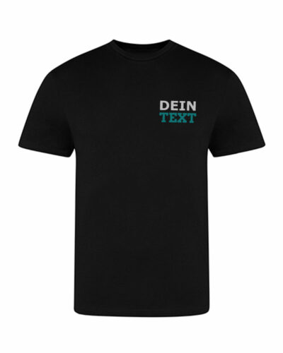 Personalisiertes T-Shirt mit Text Bestickung