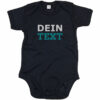 Personalisierter Baby Body mit Text Bestickung