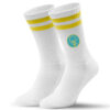 Personalisierte Streifen Socken mit Logo Bestickung