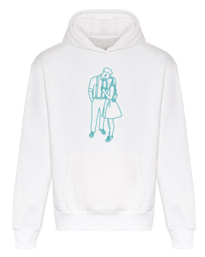 Personalisierter Oversized Hoodie mit Foto Bestickung