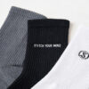 Socken mit Firmenlogo